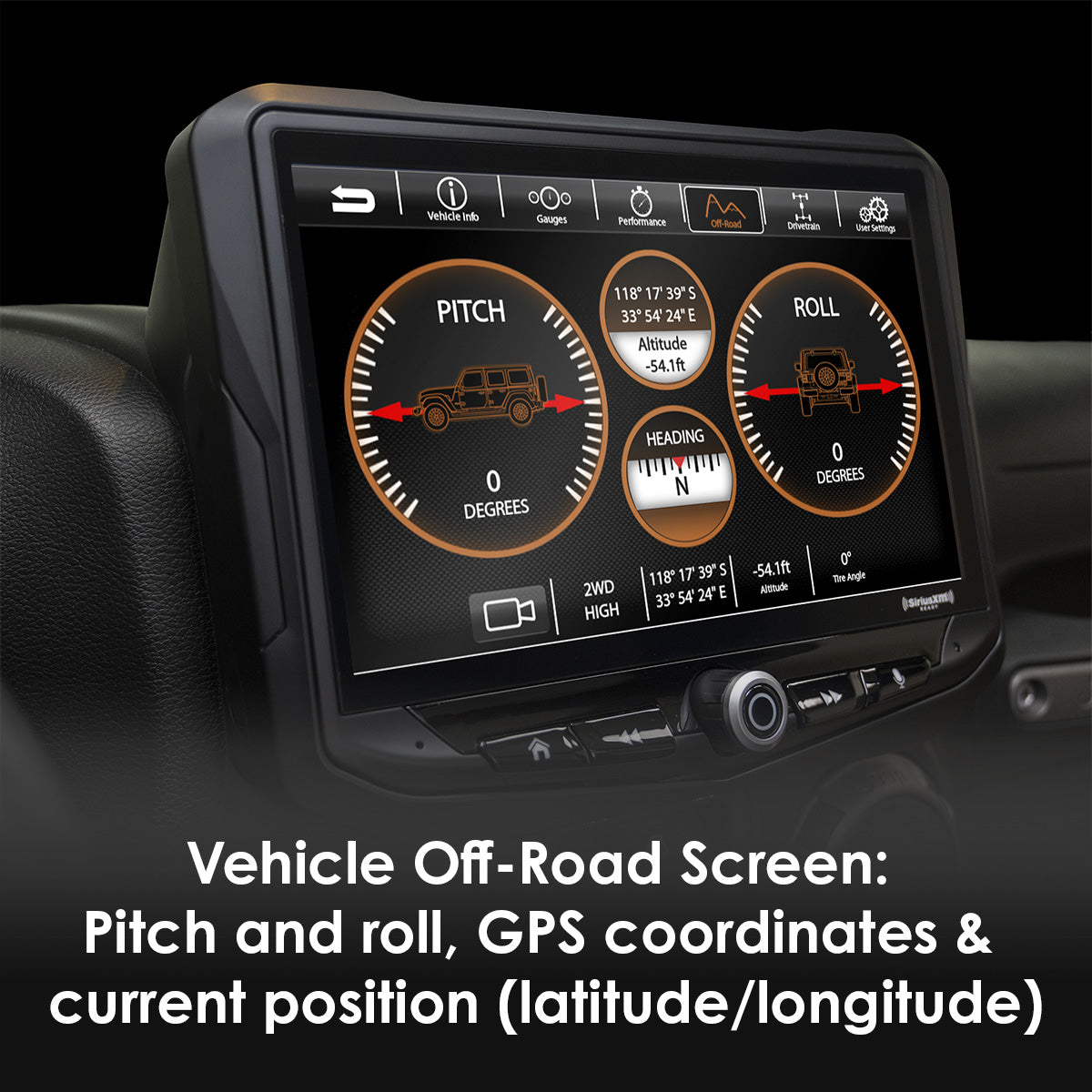Stinger Jeep Wrangler JK (2011-2018) HEIGH10 10" Radio Fully Integrated Kit | Displays Vehicle Information and Off-Road Mode