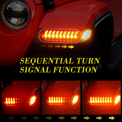 Sequential Turn Signal JL/JT Smoked (Sahara and Rubicon Models)