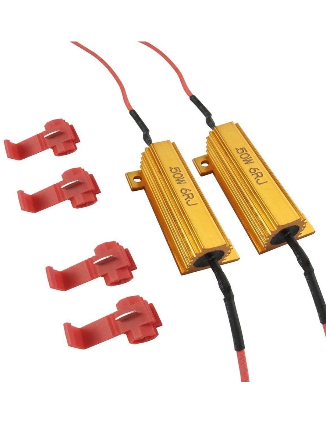 Load Resistor 50w for Hyper Flash Turn Signals (2pc)