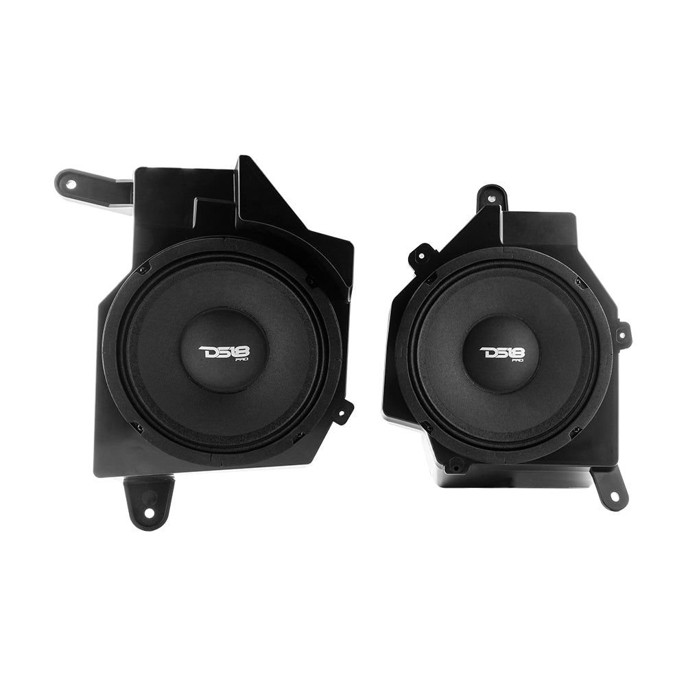 DS18 JP6 Plug and Play Dash Speakers Enclosure Pods Including 6" Neodymium Speakers Left and Right 300 Watts for JL/JLU,JT Gladiator Jeeps