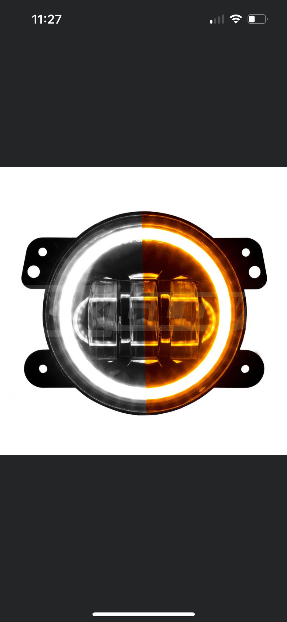 4" Fog Lights with Turn Signal and DRL